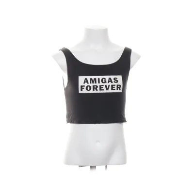 Crop top (Zwart) van Zara