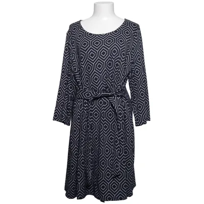 Robe (Bleu, Blanc) de Gina Benotti Élasthane, Polyester, Viscose