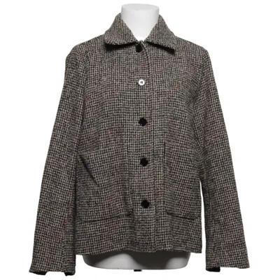 Overshirt (Beige, Black) from Arket Polyester, Viscose, Wool