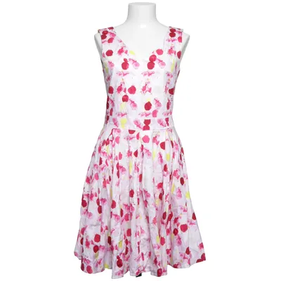 Klänning (Vit, Flerfärgad) från More & More Bomull, Elastan, Polyester
