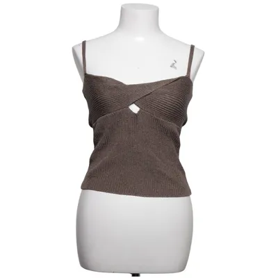 Crop top (Beige) from Zara Linen, Viscose