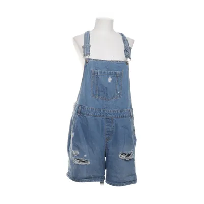 Dungaree shorts (Blue) from Clockhouse Cotton