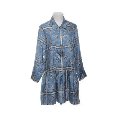 Shirt dress (Blue, Multicolored) from Sandro Silk