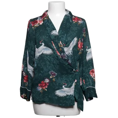 Wikkelblouse (Groen, Meerkleurig) van Zara Basic Collection