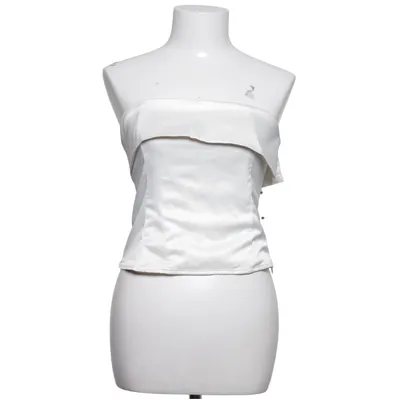 Tubtopp (Vit) från Bershka Elastan, Polyester
