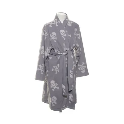Bathrobe (Gray, White) from Street Sports Polyester