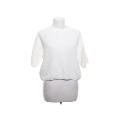 Sweater (White) from Mango Basics Cotton, Polyamide, Polyester