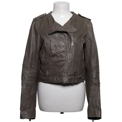 Bikerjacke (Grau) von Flash Outerwear