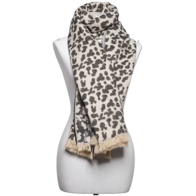 Halstørklæde (Sort, Hvid) fra Zara Accessories