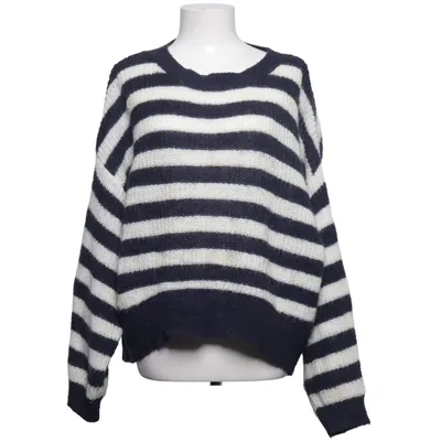 Sweater (Blå, Hvid) fra L.O.G.G by H&M Akryl, Mohair, Polyamid