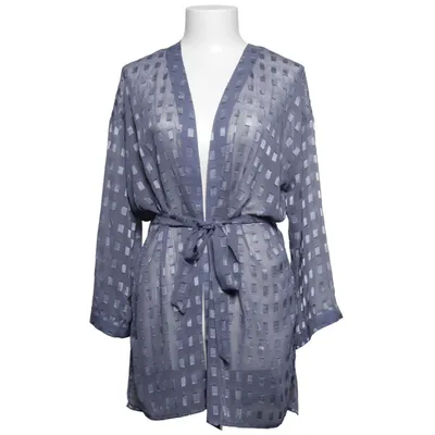 Dressing gown (Gray) from Saint Tropez Polyester