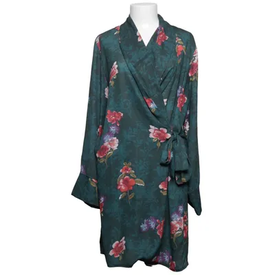 Dressing gown (Green, Red) from Refka Polyester