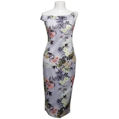 Jurk (Grijs, Meerkleurig) van Boohoo Tall Elastaan, Polyester