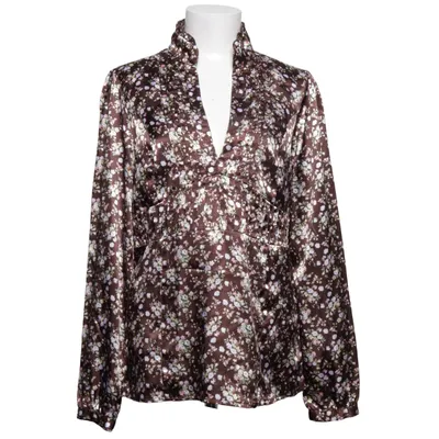 Bluse (Brun, Flerfarvet) fra Philip Russel Polyester