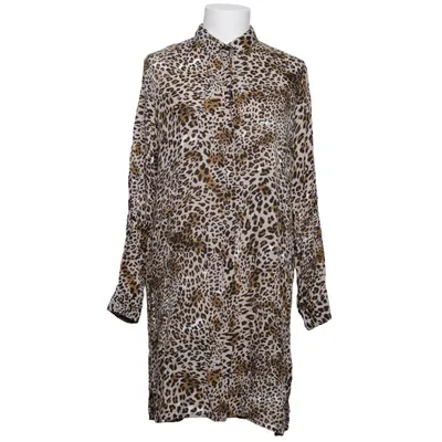 Skjortekjole (Beige, Sort, Brun) fra Pep Viscose