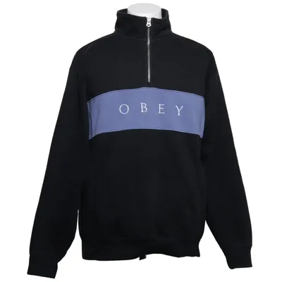 Sweatshirt (Black, Purple) from Obey Cotton, Polyester