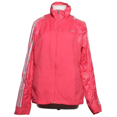 Træningsjakke (Hvid, Pink) fra Adidas Polyamid, Polyester