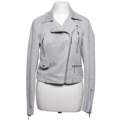 Biker jacket (Gray) from Top Secret Elastane, Polyester, Viscose