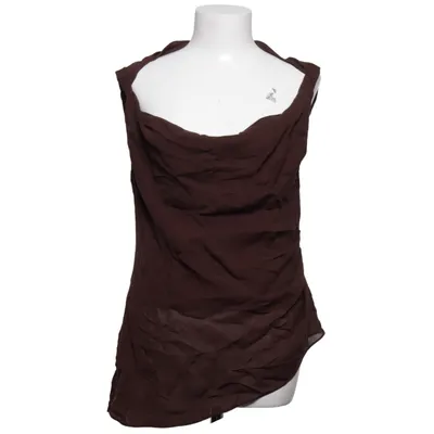 Top (Bruin) van Massimo Dutti Linnen, Viscose