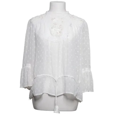Blouse (White) from Zara Z1975 Denim