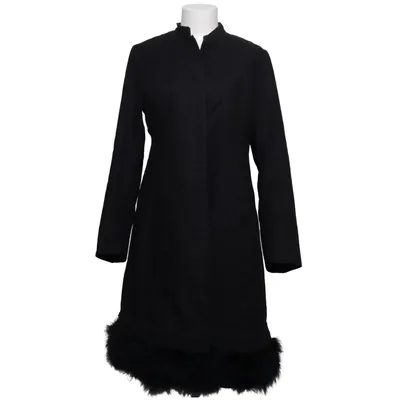 Frakke (Sort) fra Noa Noa Acetat, Bomuld, Fjer, Polyester