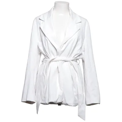 Blazer (Wit) van Choice Katoen, Elastaan, Polyester