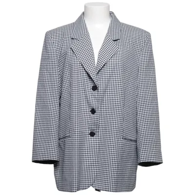 Kavaj (Svart, Vit) från No 1 Collection Polyester, Viskos