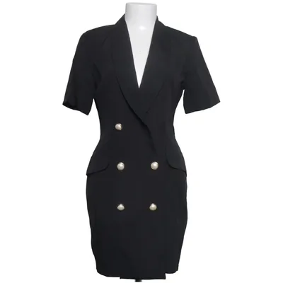 Skjortklänning (Svart) från Young Edwardian Polyester, Viskos