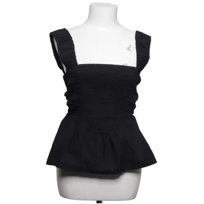 Top (Schwarz) von Ganni Bio-Baumwolle