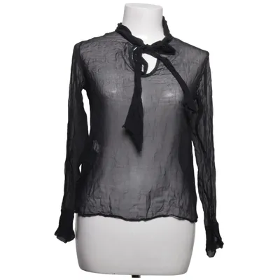 Schluppenbluse (Schwarz) von Kaos Seide