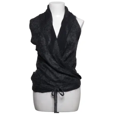 Cardigan cache-cœur (Gris) de Sarah Pacini
