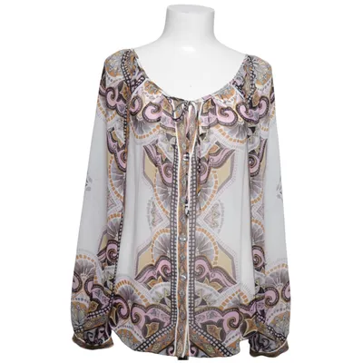 Blouse (Blanc, Multicolore) de Halé Bob Polyester