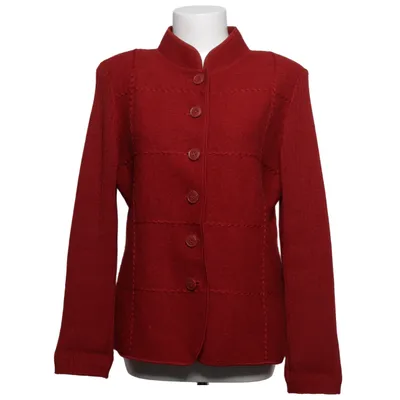 Cardigan (Rouge) de Un Jour Ailleurs Laine