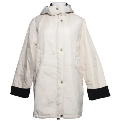 Vinterfrakke (Beige, Sort) fra Sherpa Polyester