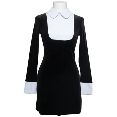 Kjole (Sort, Hvid) fra Cider Elastan, Polyester