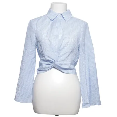 Skjorta (Blå, Vit) från Ganni Bomull, Polyamid, Polyester