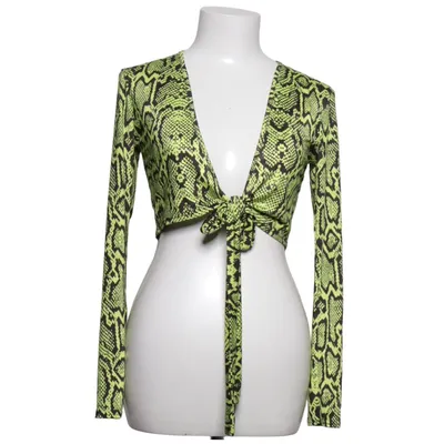 Wrap top (Yellow, Black) from Stylewise
