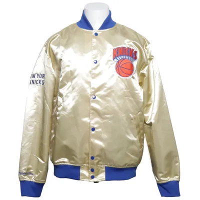 Varsity jacket (Gold, Blue, Multicolored) from Hardwood Classics x Mitchell & Ness Polyester