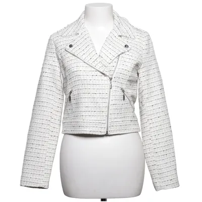 Veste de motard (Blanc, Noir) de Naf Naf Coton, Élasthane, Polyester, Viscose