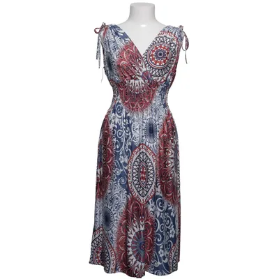 Maxikjole (Blå, Rød, Hvid, Flerfarvet) fra Airisa Polyester, Viscose