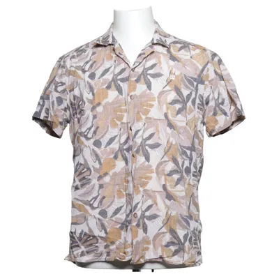 Chemise à manches courtes (Beige, Marron, Gris) de Avva Coton