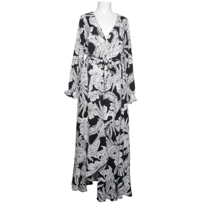 Långklänning (Svart, Vit, Flerfärgad) från Golden Line Polyester