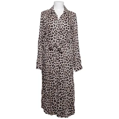 Skjortklänning (Beige, Svart) från Happy Holly Viskos