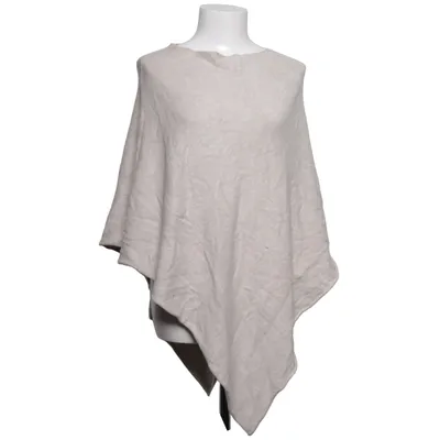 Poncho (Beige) from Mulaya Cashmere, Polyamide, Polyester, Viscose