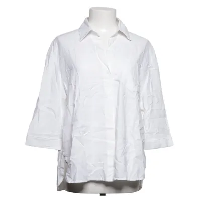 Blus (Vit) från SLICK Linne, Viskos