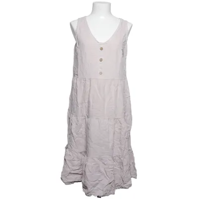 Kleid (Beige) von Made in italy Leinen