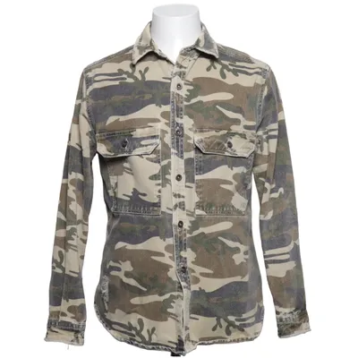 Overshirt (Green, Brown, Beige) from Zara Man Cotton