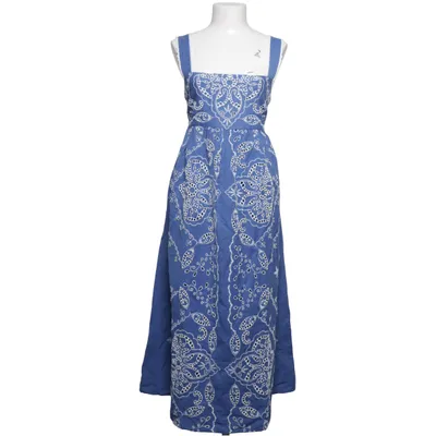 Robe longue (Bleu, Blanc) de Sézane Coton, Lin, Polyester
