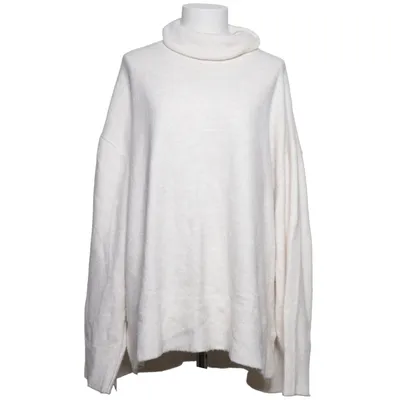 Pull-over (Blanc) de New Look Curves Acrylique, Élasthane, Polyester recyclé