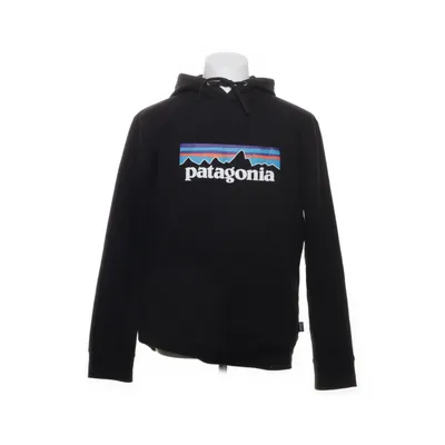 Hoodie (Black, Multicolored) from Patagonia Elastane, Recycled cotton, Recycled polyester